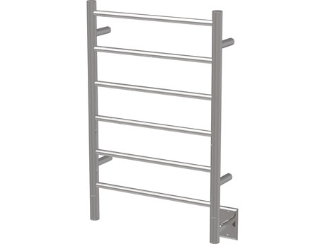Amba Jeeves Polished Straight 6-Bar Hardwired Drying Rack