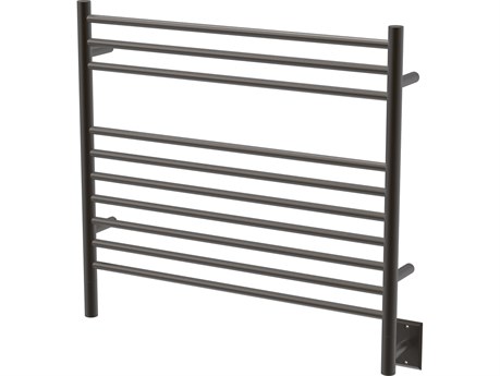 Amba Jeeves Oil Rubbed Bronze Straight 10-Bar Hardwired Towel Warmer
