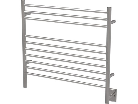 Amba Jeeves Polished Straight 10-Bar Hardwired Towel Warmer