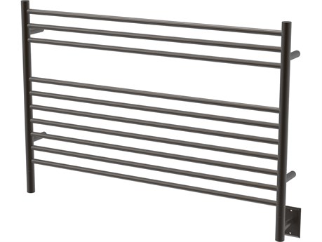 Amba Jeeves Oil Rubbed Bronze Straight 10-Bar Hardwired Towel Warmer