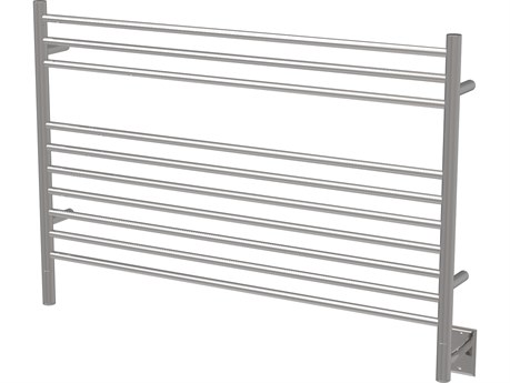 Amba Jeeves Polished Straight 10-Bar Hardwired Towel Warmer