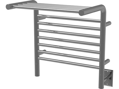 Amba Jeeves Brushed 11-Bar Hardwired Shelf Towel Warmer