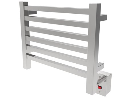 Amba Quadro Polished Stainless 21" x 19" Heated Towel Rack