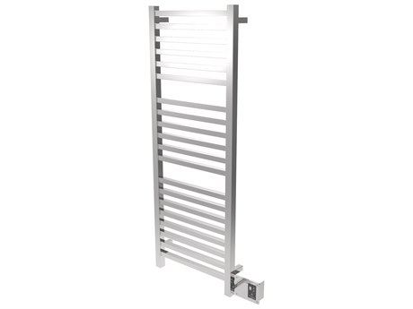 Amba Quadro Polished Stainless 24" x 57" Heated Towel Rack