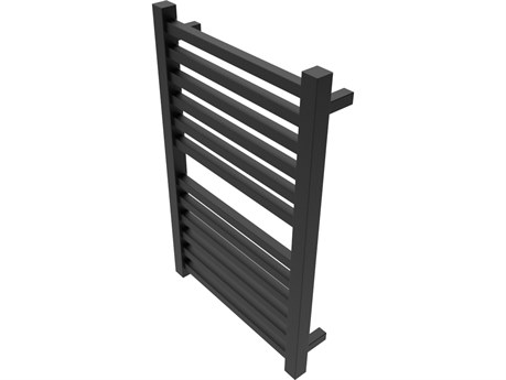 Amba Quadro Matte Black Hardwired Towel Warmer