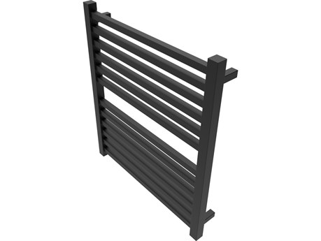 Amba Quadro Matte Black Hardwired Towel Warmer
