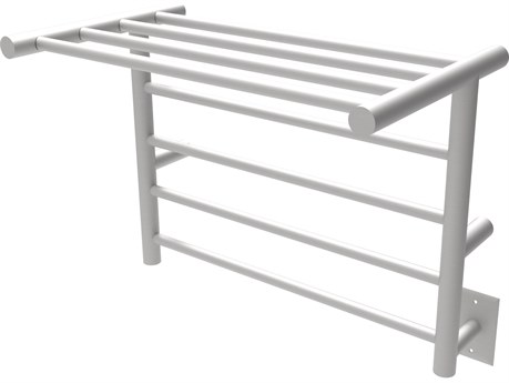 Amba Radiant Brushed Stainless Radiant Shelf Heated Towel Rack