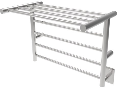 Amba Radiant Polished Stainless Radiant Shelf Heated Towel Rack