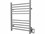 Amba Radiant Polished Stainless Radiant Square Hardwired Heated Towel Rack  AMBRSWHP