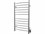 Amba Radiant Polished Stainless Radiant Large Hardwired Curved Heated Towel Rack  AMBRWHLCP