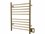 Amba Radiant Matte Black Radiant Hardwired Straight Heated Towel Rack  AMBRWHSMB