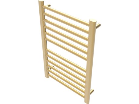 Amba Sirio Satin Brass Hardwired Towel Warmer