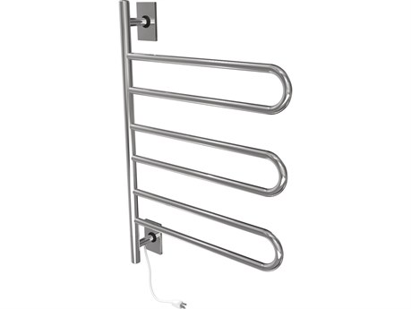 Amba Swivel Polished Hardwired and Plug-In Combo with 3 Looped Bars