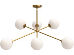 Artcraft Modena 9-Light Matte Black Globe Chandelier | ACAC11979SM