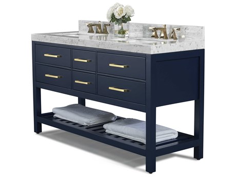 Ancerre Designs Elizabeth Heritage Blue 60" Vanity