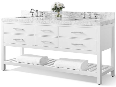 Ancerre Designs Elizabeth White 72" Vanity