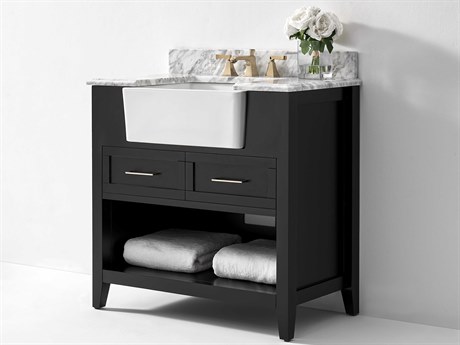 Ancerre Designs Hayley Black Onyx 36" Vanity