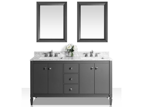 Ancerre Designs Kayleigh Sapphire Gray 60" Vanity with Mirror