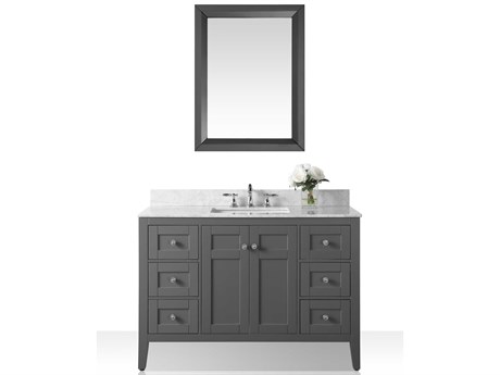 Ancerre Designs Maili Sapphire Gray 48" Vanity with Mirror
