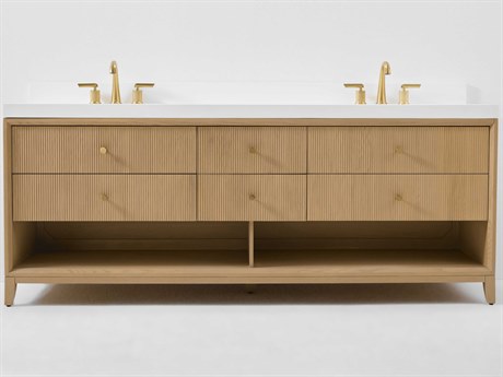 Ancerre Designs Momo Oak 84" Vanity