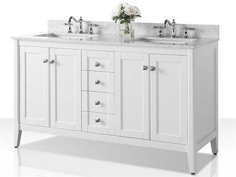 Ancerre Designs Shelton White 60" Vanity