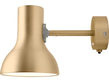 Anglepoise Type-75 Mini 1-Light Gold Luster Wall Sconce