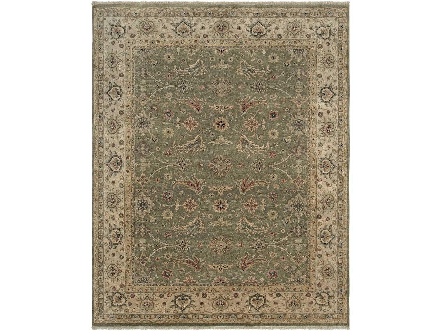 Amer Rugs Tuscan Rectangular Green Area Rug | DJ0035GB