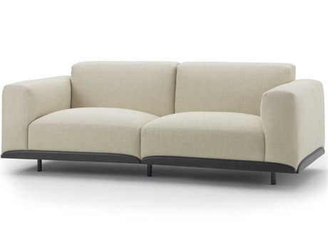 Arflex Claudine L Upholstered Sofa with Wooden Details