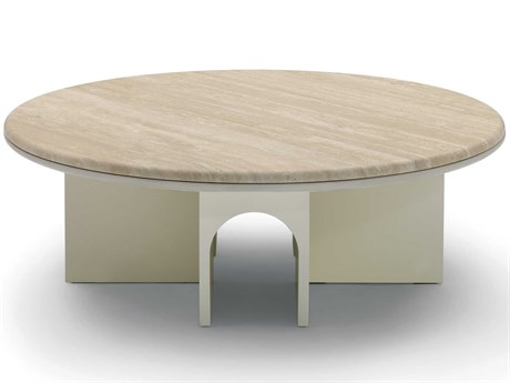 Arflex Arcolor Round Marble Coffee Table