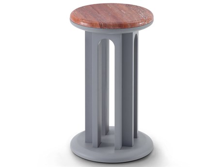 Arflex Arcolor Round Marble End Table