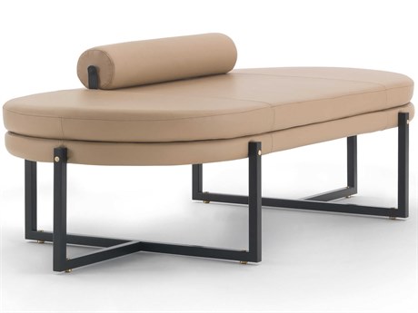 Arflex Sigmund Brown Leather Full Daybed Bed