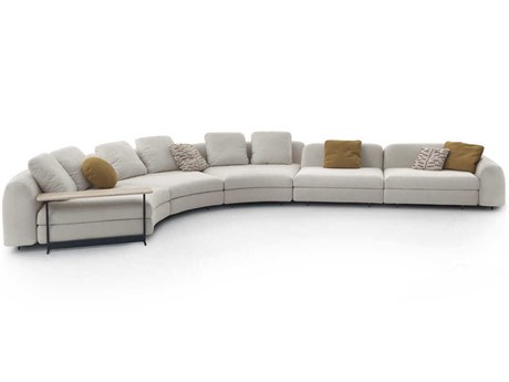 Arflex Edo Cream Upholstered Sectional Sofa