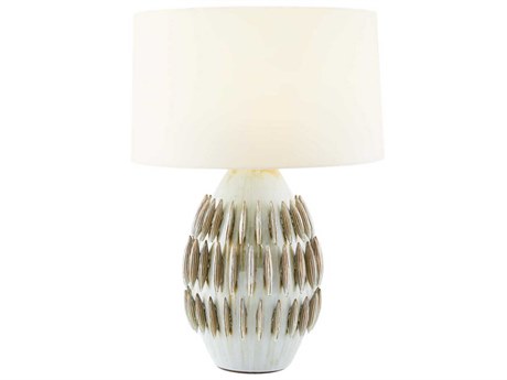 Arteriors Home Pawnee Laurel Reactive Off White Buffet Lamp