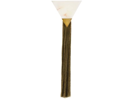 Arteriors Home Riri 1-Light Antique Brass White Wall Sconce