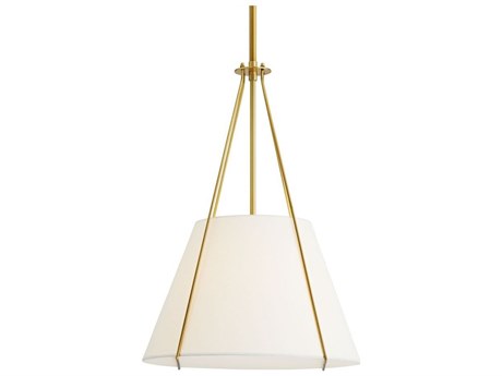 Arteriors Home Heloise 1-Light Antique Brass Drum Pendant