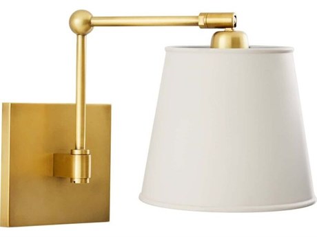 Arteriors Home Watson 1-Light Antique Brass Swing Wall Sconce