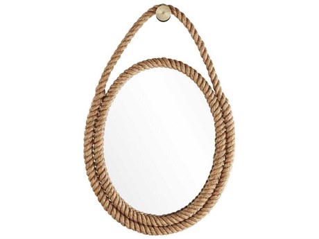 Arteriors Home Iberis Natural Oval Wall Mirror