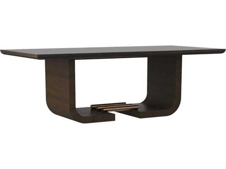 Arteriors Home Ralston Rectangular Wood Charcoal Dining Table