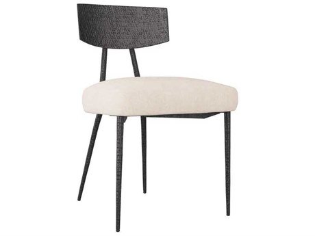 Arteriors Home Reynard White Upholstered Armless Dining Chair