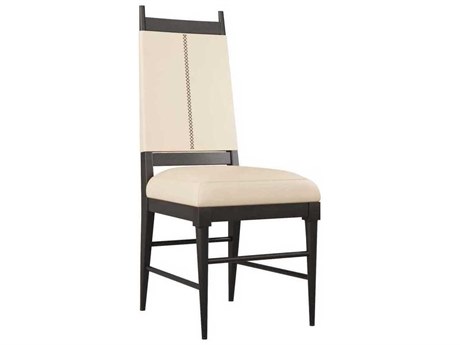 Arteriors Home Keegan Beech Wood Beige Leather Armless Dining Chair
