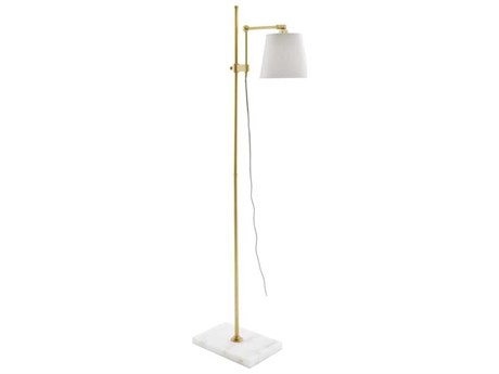 Arteriors Home Watson Taupe Antique Brass Floor Lamp