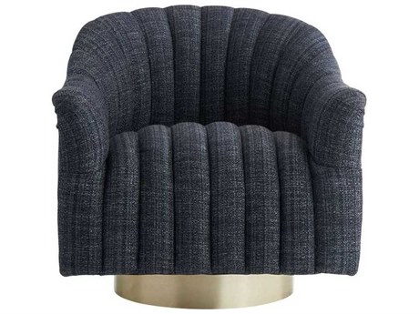 Arteriors Home Springsteen Swivel Blue Accent Chair