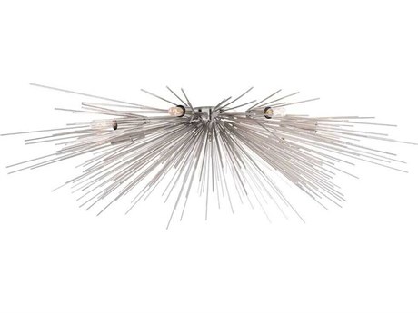 Arteriors Home Roxanne 8-Light Polished Nickel Sputnik Flush Mount