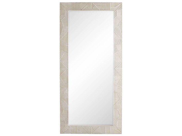 Photos - Other Decoration Arteriors Home Marsh Whitewash Rectangular Floor Mirror DW4004