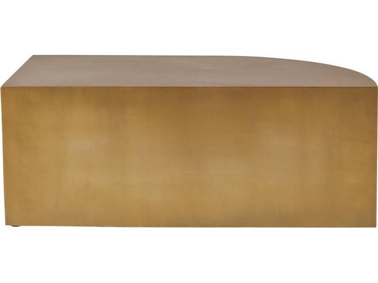 Photos - Coffee Table Arteriors Home Rectangular Metal Antique Brass Cortez  FCI16