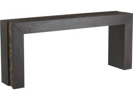 Arteriors Home Kingston Rectangular Wood Umber Natural Faux Horn Brown Console Table