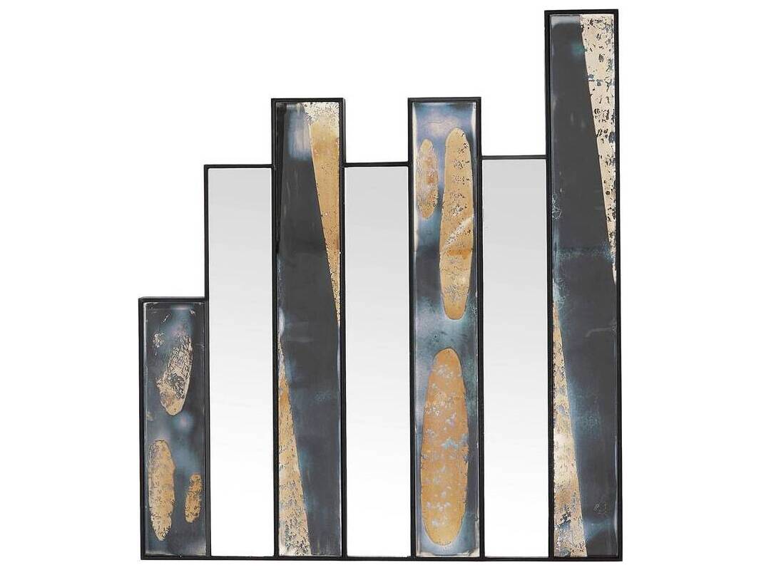 Photos - Other Decoration Arteriors Home Blackened Iron Dark Antique Wall Mirror WDI02