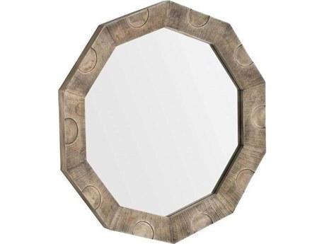 Arteriors Home Kiernan Burnished Silver Plain Gray Wall Mirror