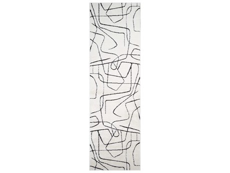 Amer Rugs Monotone Abstract Runner Area Rug