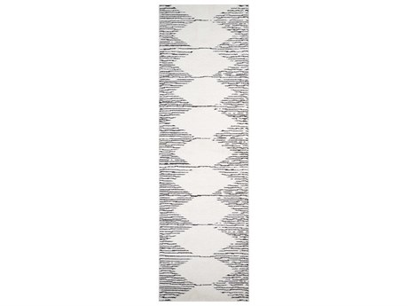 Amer Rugs Monotone Geometric Runner Area Rug